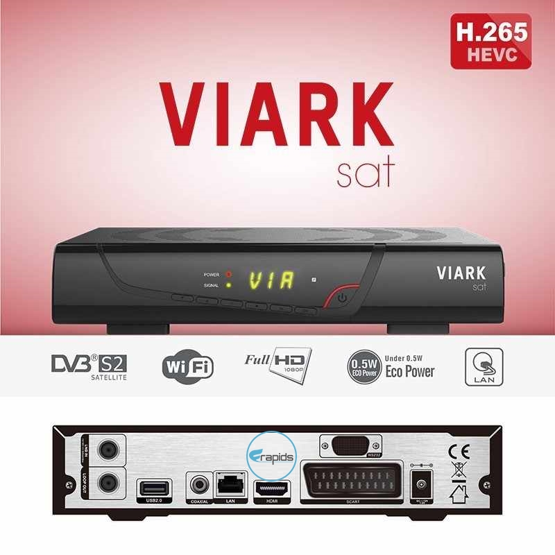 Receptor Satélite HD – Viark SAT (C/ Antena WiFi Wireless) Viark-Sat