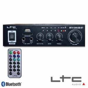 Coluna de som profissional 15 Bi-Amplificada 1400W com Bluetooth